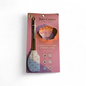 Juicy Couture Pink & Gold 2-Piece Kitchen Utensil Set